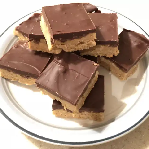 An image of peanut butter bars